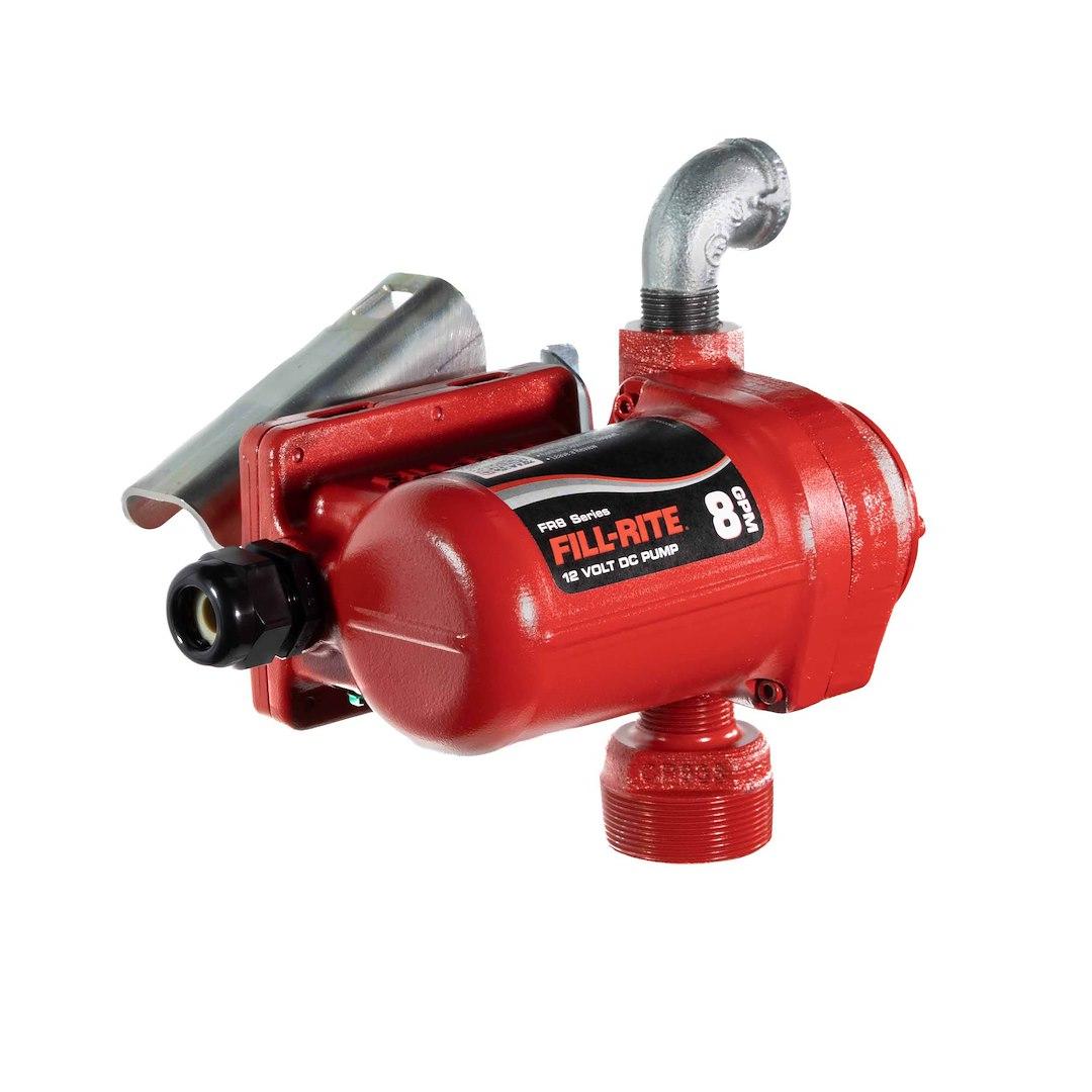 FILL-RITE FR8-PX 8GPM 12V DC PUMP NPT PORTS NOZZL, Diesel/ E15/ Gasoline/ Kerosene/ Biodiesel Blends Up To B20/ Ethanol Blends Up To E10; Electric; 12 Volt DC; 8 Gallons Per Minute; 12 PSI Maximum Discharge Pressure; 6 Feet Suction Lift - High quality product image showing FILL-RITE FR8-PX 8GPM 12V DC PUMP NPT PORTS NOZZL, Diesel/ E15/ Gasoline/ Kerosene/ Biodiesel Blends Up To B20/ Ethanol Blends Up To E10; Electric; 12 Volt DC; 8 Gallons Per Minute; 12 PSI Maximum Discharge Pressure; 6 Feet Suction Lift details and features