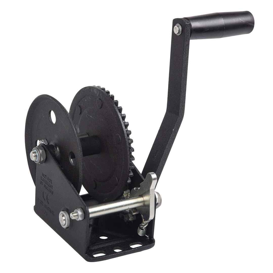 FULTON 142226 Trailer Winch, Single-Speed, 1,500 lbs. Capacity, 20 ft. Strap - The Twister Group Tools product