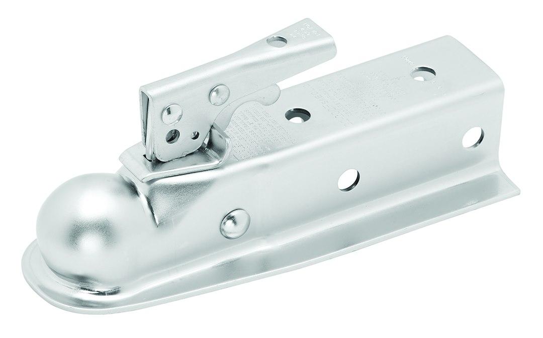 FULTON 22200 0301 COUPLER CLASS 2 2, Class II Straight Tongue Stamped; 2 Inch Wide Channel Mount; 3500 Pound Lift Capacity; For 2 Inch Ball; Fas-Lok Latch; Zinc Plated; Bagged - The Twister Group Tools product