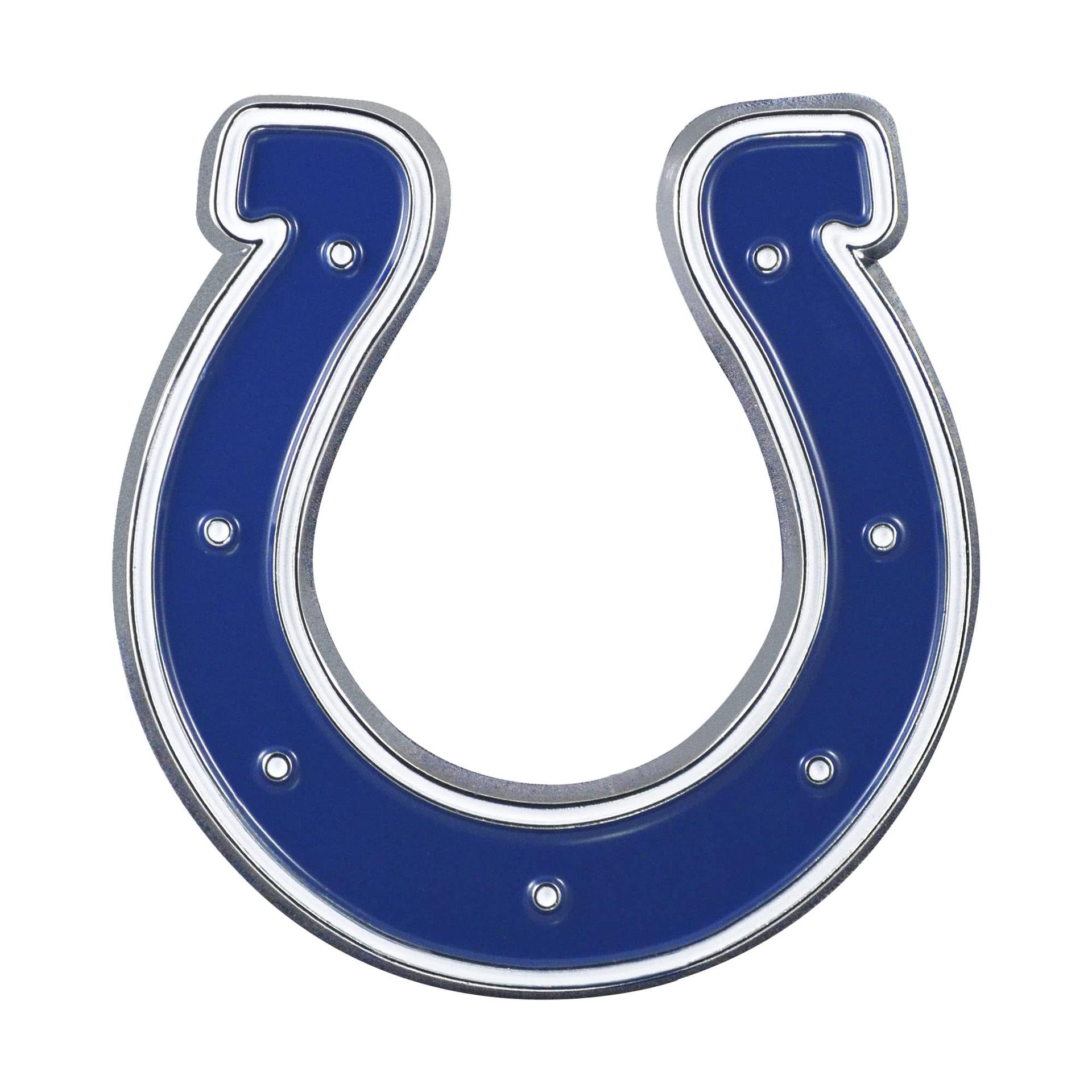 FANMATS 22566 Indianapolis Colts 3D Color Metal Emblem, Diecut Team Logo Auto Emblem - Product image