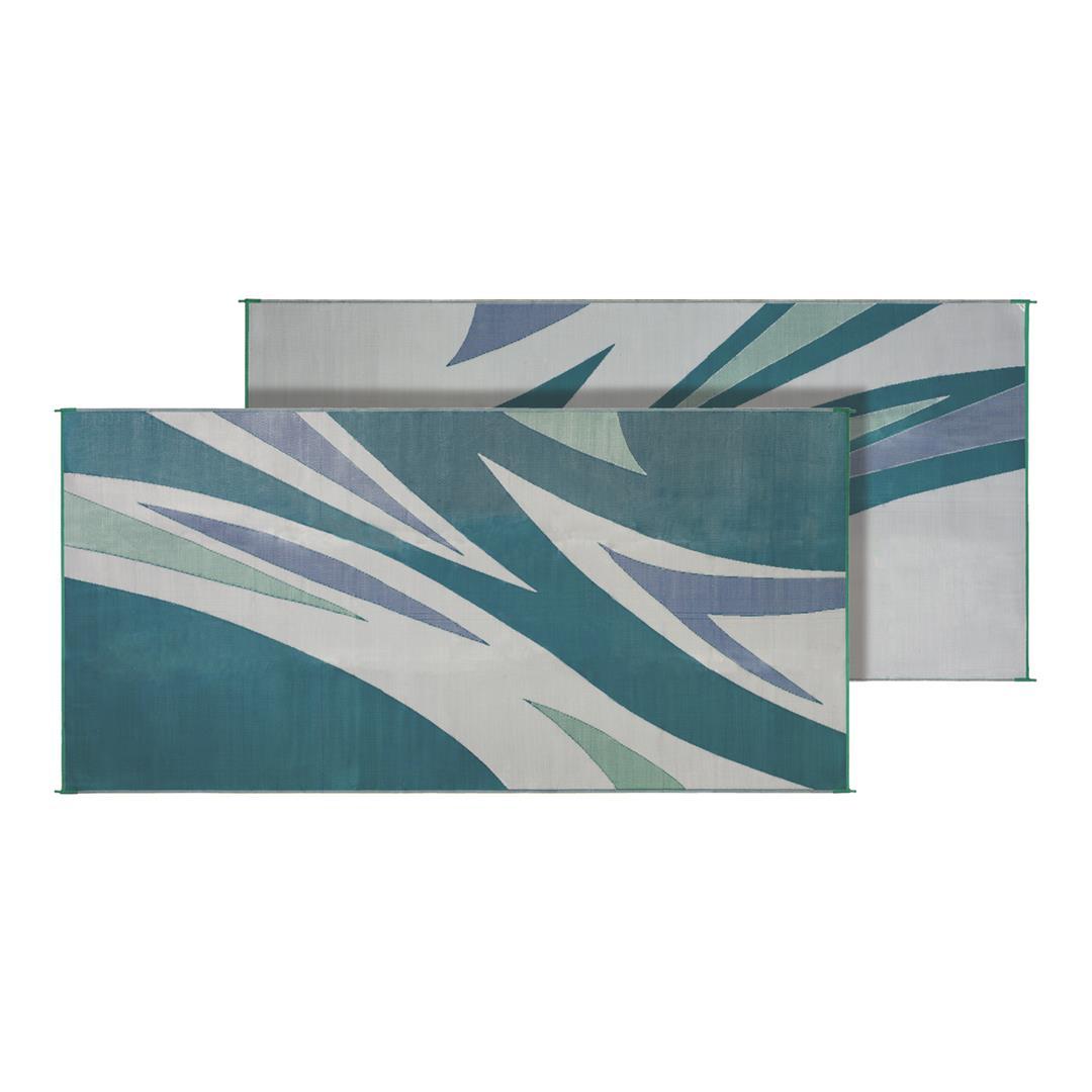 FAULKNER 46294 MAT SUMMER WAVES 8X20 GRN/BLUE - High quality product image showing FAULKNER 46294 MAT SUMMER WAVES 8X20 GRN/BLUE details and features