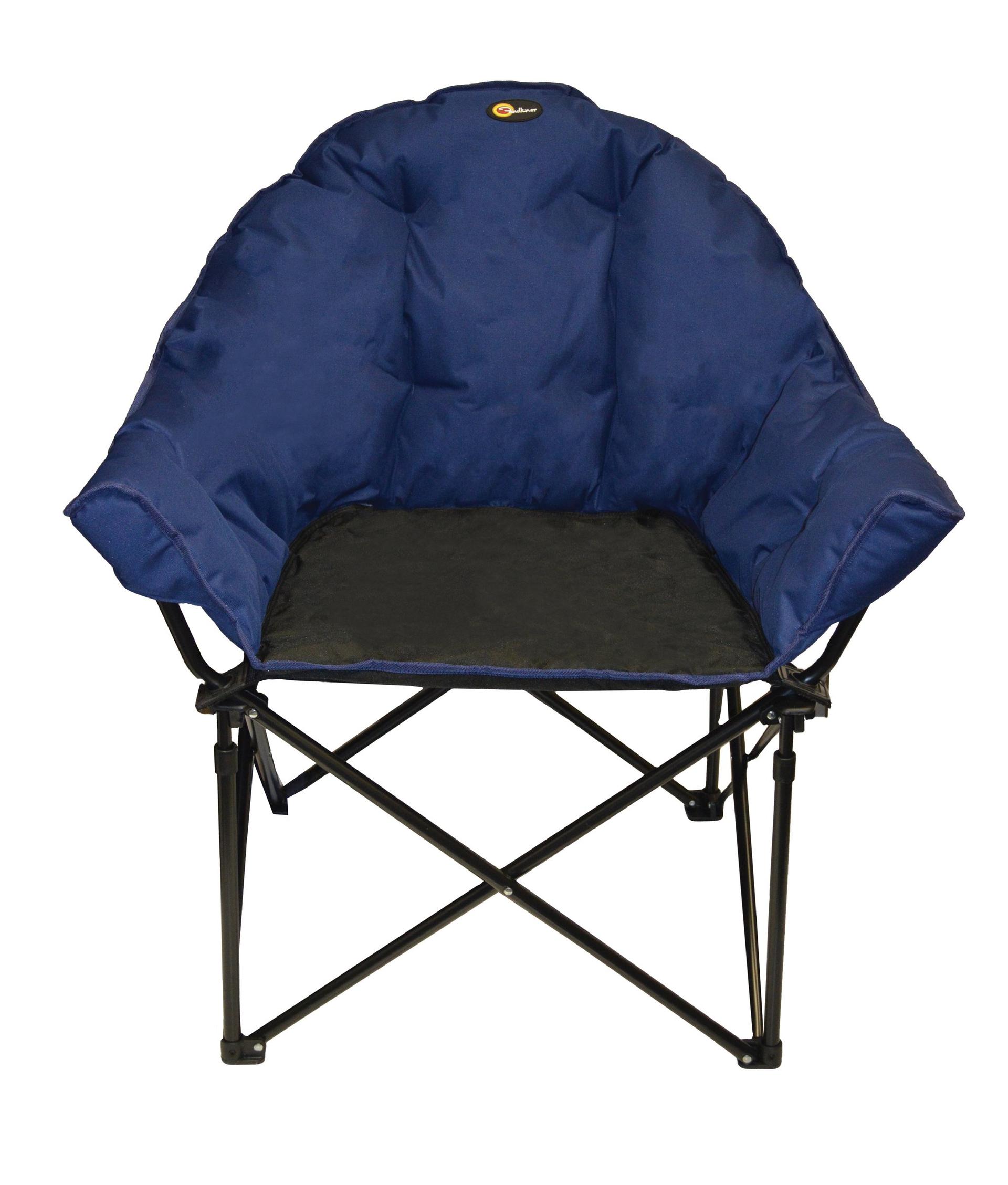 FAULKNER 49575 Big Dog Bucket Chair, Blue/Black - High quality product image showing FAULKNER 49575 Big Dog Bucket Chair, Blue/Black details and features