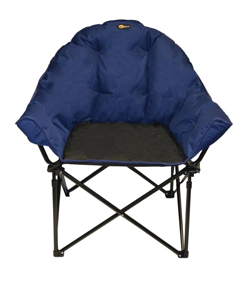 FAULKNER 49575 Big Dog Bucket Chair, Blue/Black