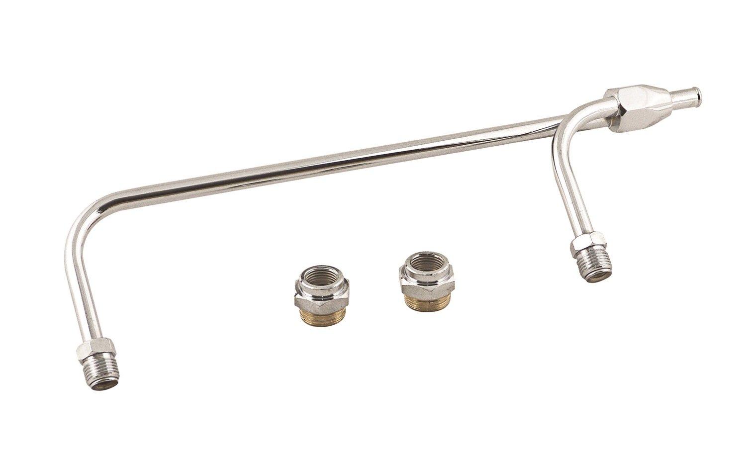MR GASKET 1552 Chrome Gas Line Kit for Holley 4-Barrel Carburetor - High quality product image showing MR GASKET 1552 Chrome Gas Line Kit for Holley 4-Barrel Carburetor details and features