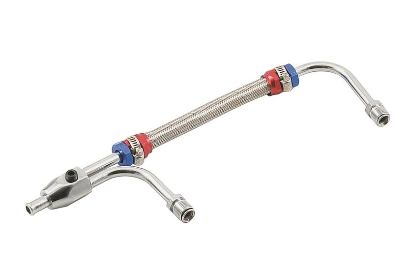 MR GASKET 1556G Fuel Line, Adjustable Holley W/Gauge, 0.125 in. NPT