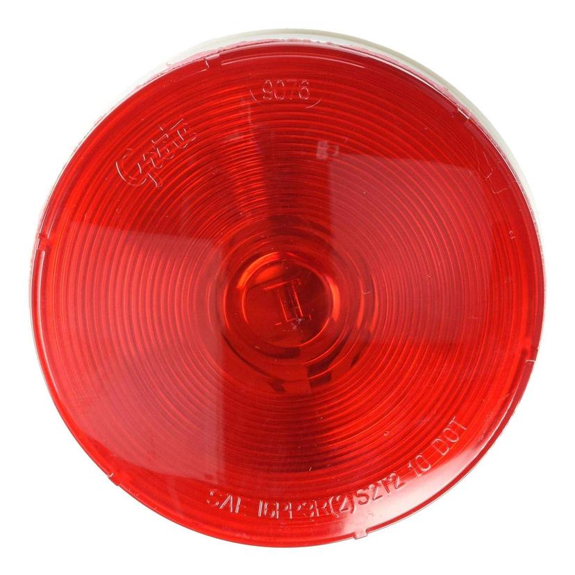 GROTE 52772 Stop/Tail/Turn Lamp, Red, Round