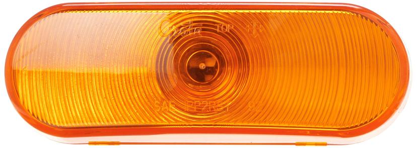 GROTE 52893 Torsion Mount Iii Oval Stop/Tail/Turn Light - Front Park, Female Pin, Yellow Turn