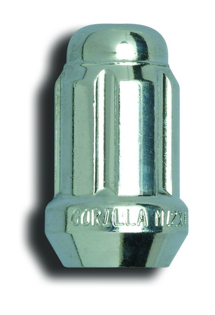 GORILLA 21188HT Acorn Chrome Small Diameter Lug Nut - 1/2-Inch Thread Size - Box of 100 - The Twister Group Tools product