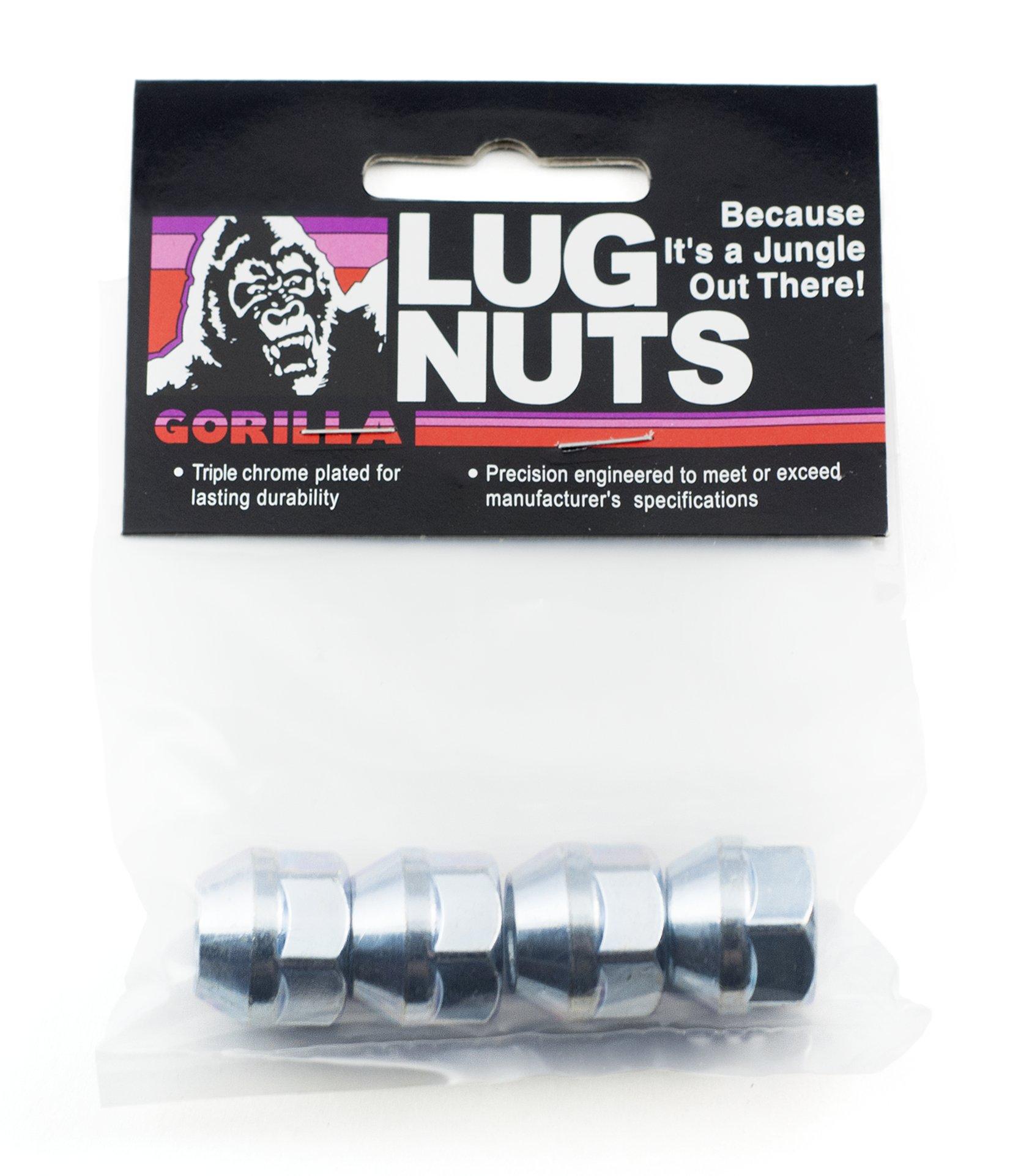 GORILLA 40047B Acorn Bulge Open End Lug Nuts (14mm x 1.50 Thread Size) - High quality product image showing GORILLA 40047B Acorn Bulge Open End Lug Nuts (14mm x 1.50 Thread Size) details and features