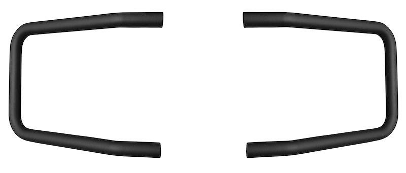 GO IND 26647B Brush Guard; Winch System; Without Insert Bars; Powder Coated; Matte Black; Steel; Mounts To Winch System Grille Guard