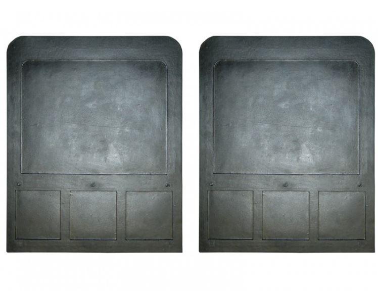 GO IND 70764 Mud Flap; Direct Fit 19 Inch x 24 Inch; Set Of 2; Flat; Without Logo; Black; Screw On - High quality product image showing GO IND 70764 Mud Flap; Direct Fit 19 Inch x 24 Inch; Set Of 2; Flat; Without Logo; Black; Screw On details and features