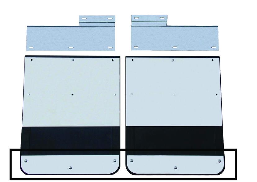 GO IND 719 Mud Flap WTS 18 3/4 INCH INCH INCH