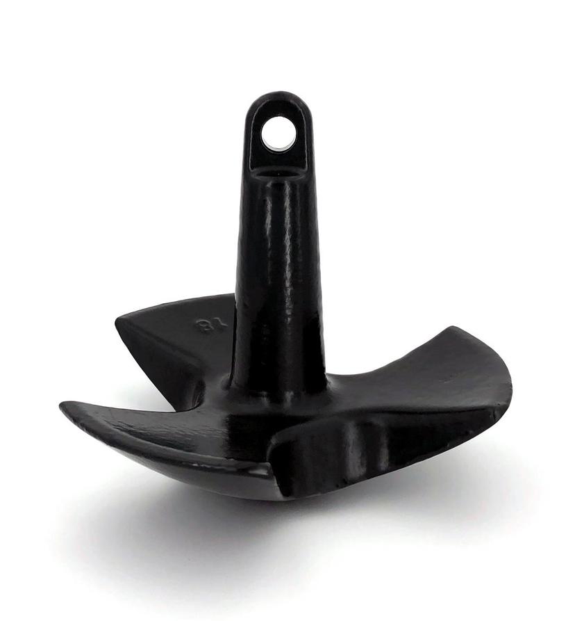 GREENFIELD 512EUPC 12 LB. RIVER ANCHOR - BLACK