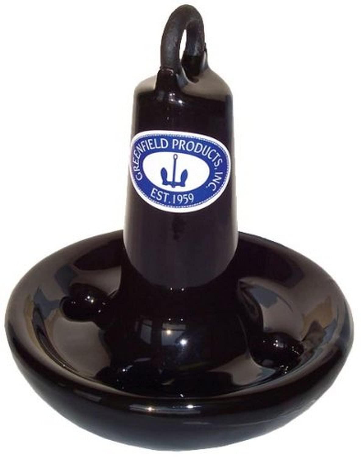 GREENFIELD 515-B Vinyl Coated Mushroom Anchor - Black, 15 lb. - High quality product image showing GREENFIELD 515-B Vinyl Coated Mushroom Anchor - Black, 15 lb. details and features