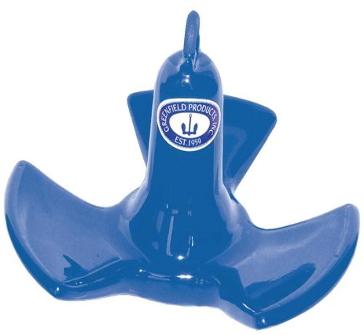 GREENFIELD 516-R Vinyl Coated River Anchor - Royal Blue, 16 lb. - High quality product image showing GREENFIELD 516-R Vinyl Coated River Anchor - Royal Blue, 16 lb. details and features