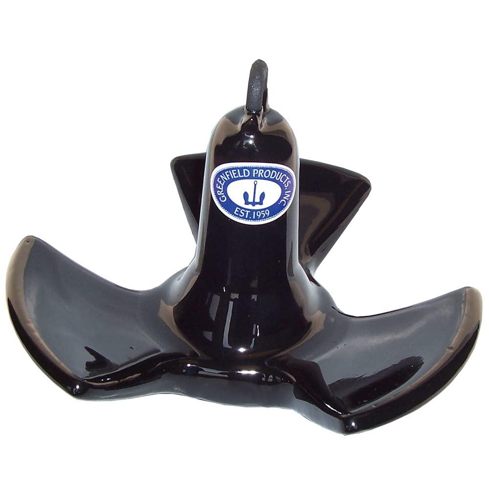 GREENFIELD 530-B Vinyl Coated River Anchor - Black, 30 lb. - High quality product image showing GREENFIELD 530-B Vinyl Coated River Anchor - Black, 30 lb. details and features