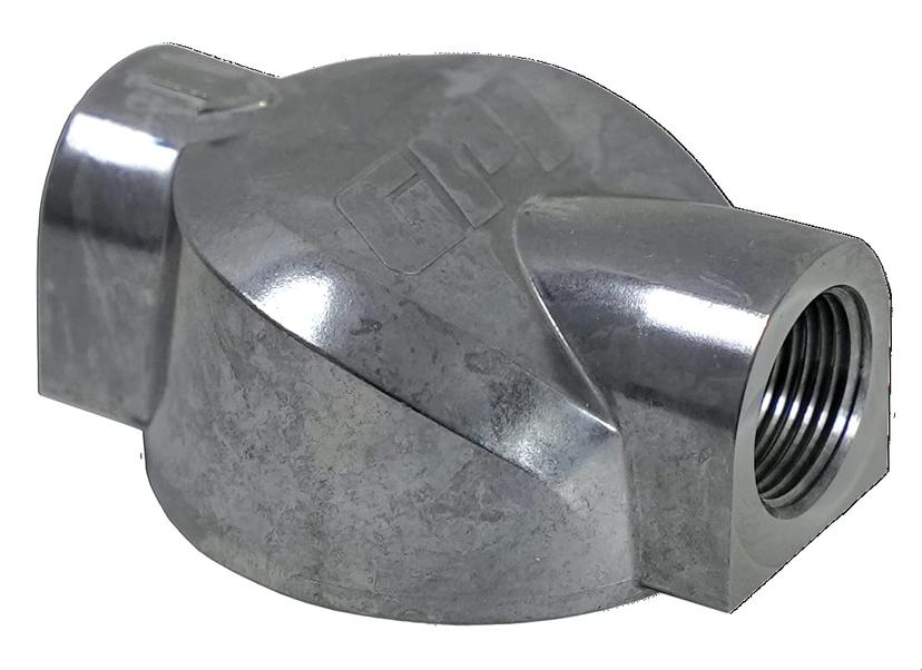 GPI 129420-26 Aluminum Filter Adapter ¾ in. NPT X 1 in.-12 UNF