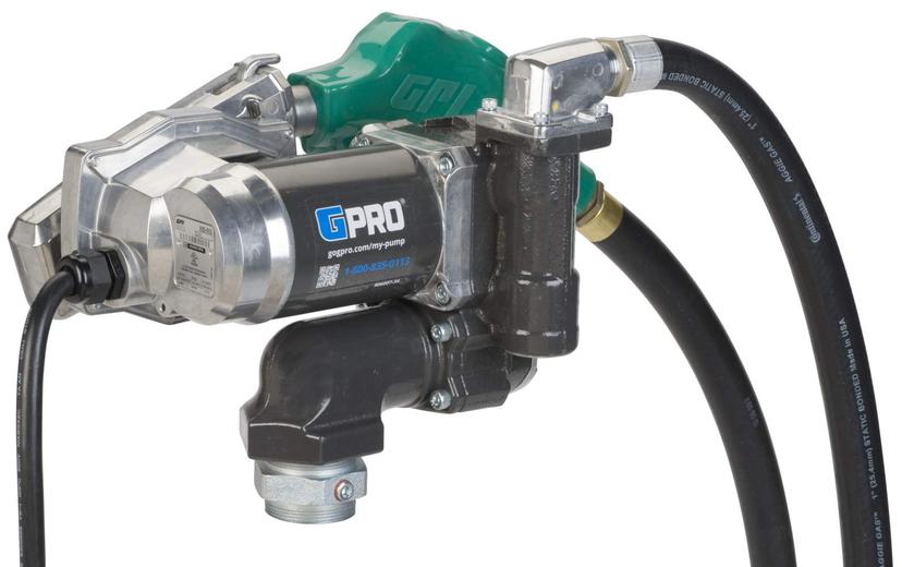 GPI 170000-03 V25 Fuel Transfer Pump, Auto Nozzle, 12 Volt, 25 GPM