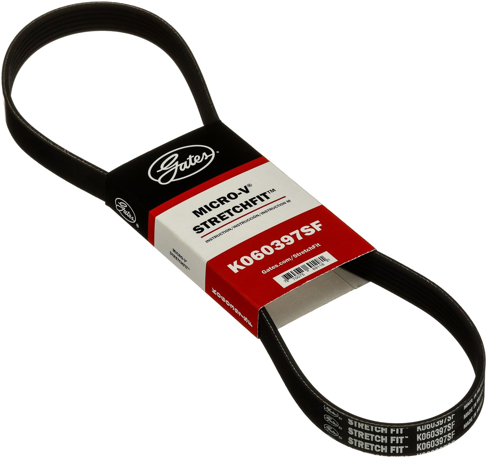 GATES K060397SF Stretch Fit Micro-V Serpentine Drive Belt - Product image