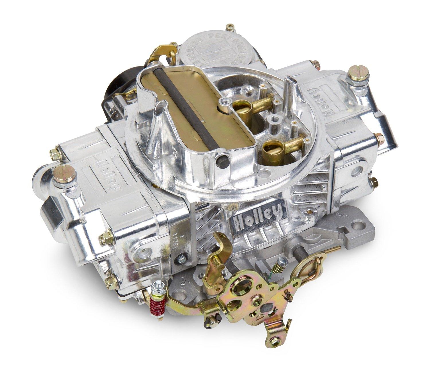 HOLLEY 0-80458SA Polished Aluminum Universal Street/Strip Carburetor - Product image