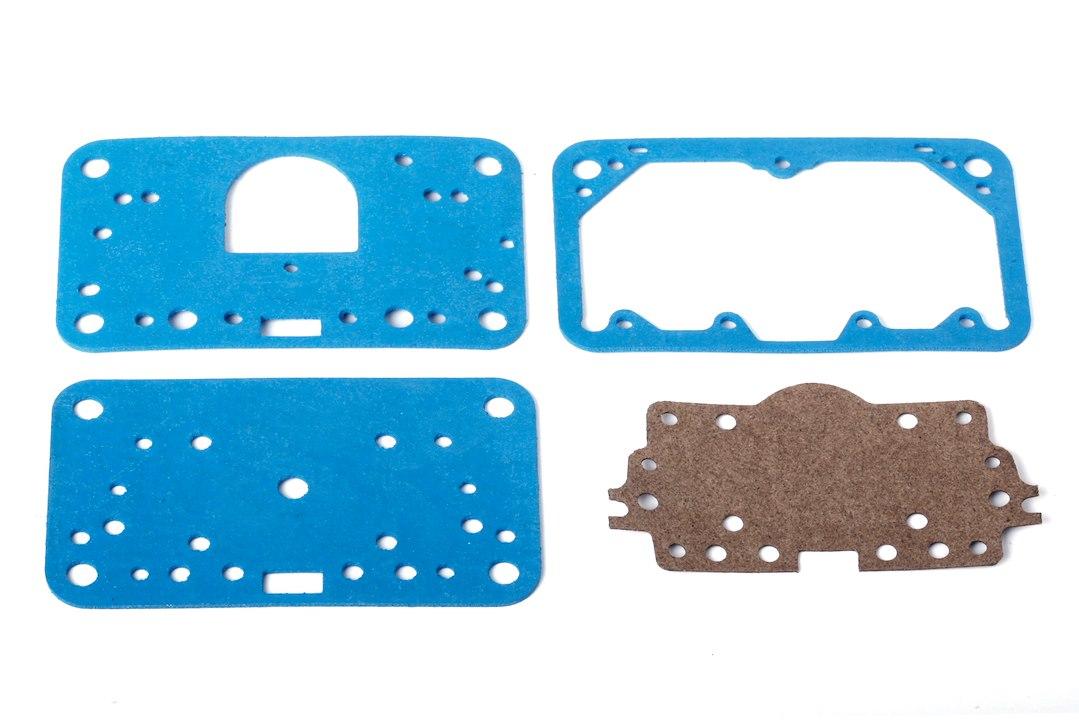 HOLLEY 108-201 GASKET ASSORTMNTS, For Use With Holley Model 4160 Carburetor; Primary and Secondary; Blue and Brown; Non-Stick; 1 of Each - The Twister Group Tools product