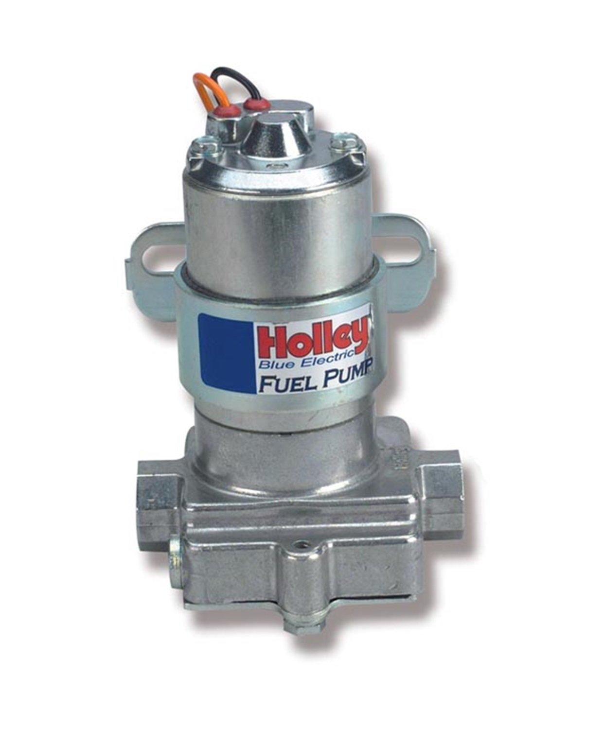 HOLLEY 12-812-1 110 GPH Blue Electric Pump Without Regulator - High quality product image showing HOLLEY 12-812-1 110 GPH Blue Electric Pump Without Regulator details and features