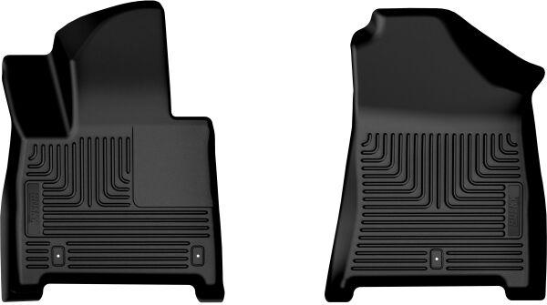 HUSKY LINERS 13571 WB FRONT FLOOR LINER, Direct Fit; Raised Ridge; Black; TPO (Thermoplastic Olefin); Set Of 2 - The Twister Group Tools product