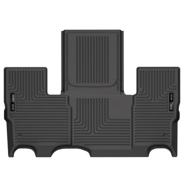 HUSKY LINERS 14181 Weatherbeater | Fits 2022 Jeep Grand Wagoneer with 2nd Row Bucket Seats, 3rd Seat Floor Liner - Black - High quality product image showing HUSKY LINERS 14181 Weatherbeater | Fits 2022 Jeep Grand Wagoneer with 2nd Row Bucket Seats, 3rd Seat Floor Liner - Black details and features