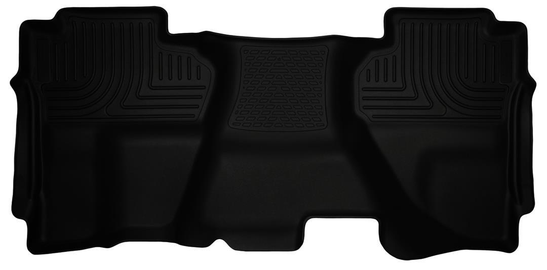 HUSKY LINERS 19241 Weatherbeater | Fits 2014 - 18 Chevrolet Silverado/GMC Sierra 1500, 2015 - 19 Silverado/Sierra 2500/3500 (Double,Extended Cabs) | Second Row Liner, Black - High quality product image showing HUSKY LINERS 19241 Weatherbeater | Fits 2014 - 18 Chevrolet Silverado/GMC Sierra 1500, 2015 - 19 Silverado/Sierra 2500/3500 (Double,Extended Cabs) | Second Row Liner, Black details and features