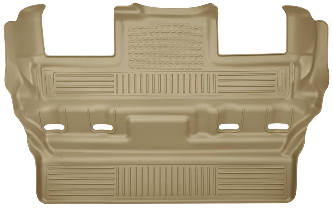 HUSKY LINERS 19303 Weatherbeater | Fits 2015 - 2020 Cadillac Escalade,2015 - 2020 Chevrolet Tahoes, 2015 - 2020 GMC Yukon (w/2nd Row Bucket Seats) | Third Row Liner, Tan - High quality product image showing HUSKY LINERS 19303 Weatherbeater | Fits 2015 - 2020 Cadillac Escalade,2015 - 2020 Chevrolet Tahoes, 2015 - 2020 GMC Yukon (w/2nd Row Bucket Seats) | Third Row Liner, Tan details and features