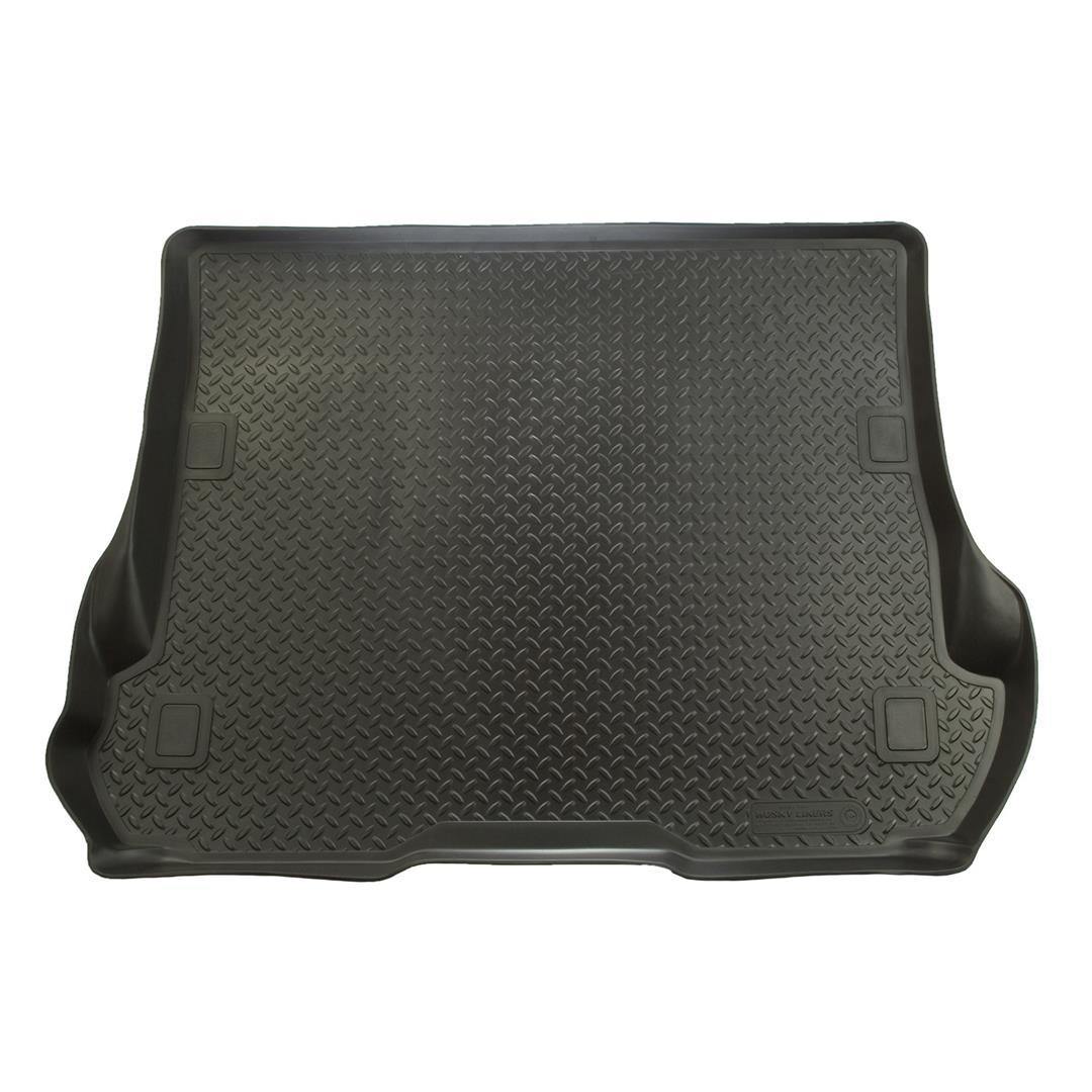 HUSKY LINERS 20551 Classic Style Series | 2011 - 2017 Jeep Wrangler 4 Door, 2018 Jeep Wrangler JK 4 Door | Cargo Liner, Black - The Twister Group Tools product