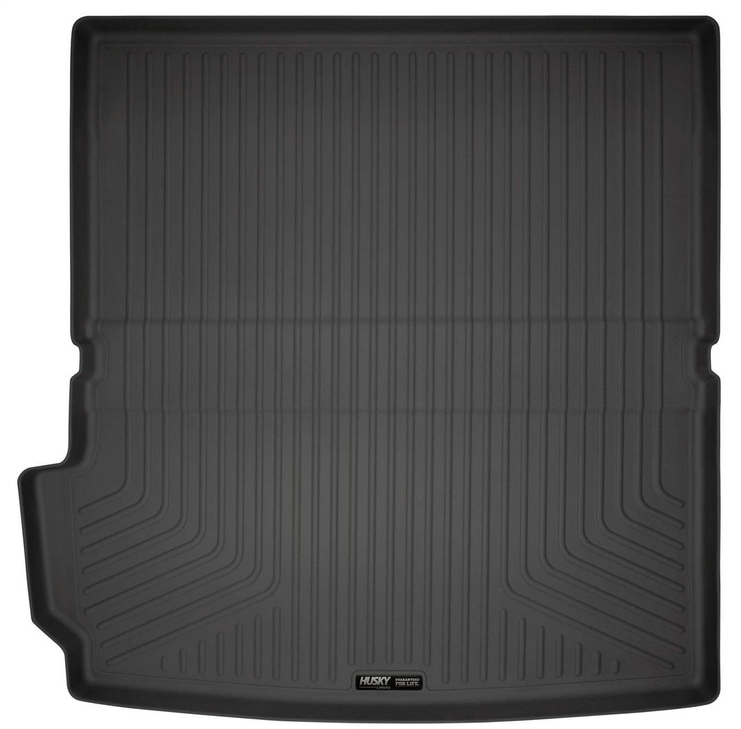 HUSKY LINERS 22051 Weatherbeater Cargo Liner | Fits 2018 - 2024 Chevrolet Traverse (2024 Limited Only) (Fits to Back of 2nd Row Over Folded Flat 3rd Row) | Cargo, 1-pc Black - The Twister Group Tools product