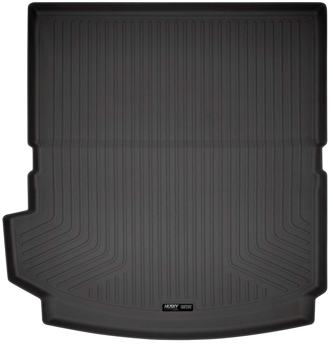 HUSKY LINERS 22061 Weatherbeater Cargo Liner | Fits 2018 - 2024 Buick Enclave (Fits to Back of 2nd Row Over Folded Flat 3rd Row) | Cargo, 1-pc Black - The Twister Group Tools product