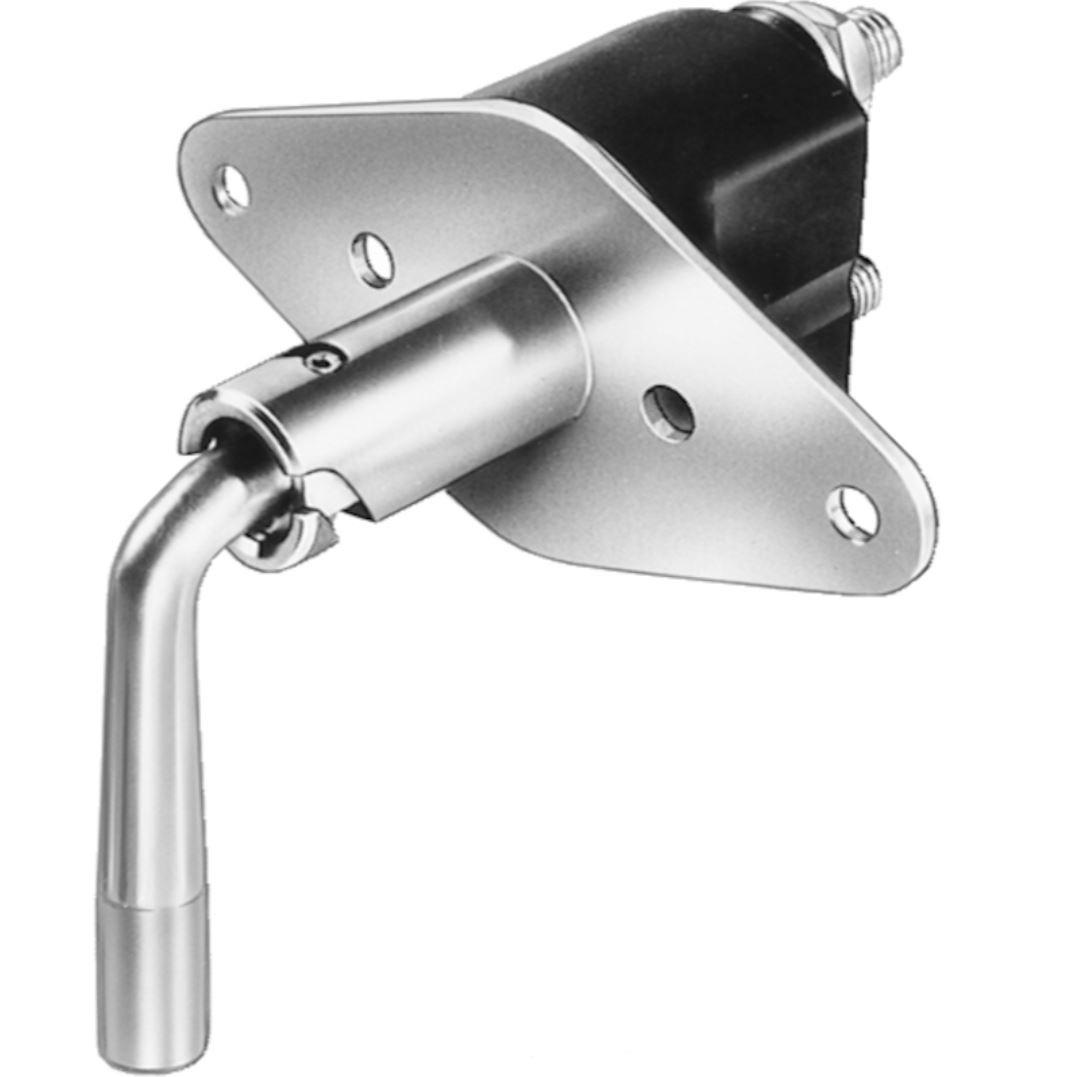 HELLA 001559901 SWITCH BATT MSTR 1559 2 SCRW, For Battery Main Lead; 2 Positions; Maximum 2500 Amp At 24 Volt For 10 Seconds; Black - High quality product image showing HELLA 001559901 SWITCH BATT MSTR 1559 2 SCRW, For Battery Main Lead; 2 Positions; Maximum 2500 Amp At 24 Volt For 10 Seconds; Black details and features