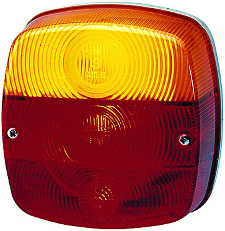 HELLA 002578701 LMP TAIL/STOP/TURN, Red/ Amber Lens; Halogen; With Indicator; Single - The Twister Group Tools product