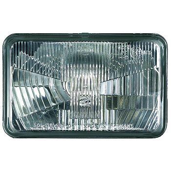 HELLA 003177862 LAMP OFF-ROAD H4 165MM, Replaces Sealed Beam Head Light; 4 X 6 Inch Rectangular; Standard Lens; H4 Bulb; Without Turn Signal; Features Improved Optics Without Increased Glare; Single - High quality product image showing HELLA 003177862 LAMP OFF-ROAD H4 165MM, Replaces Sealed Beam Head Light; 4 X 6 Inch Rectangular; Standard Lens; H4 Bulb; Without Turn Signal; Features Improved Optics Without Increased Glare; Single details and features
