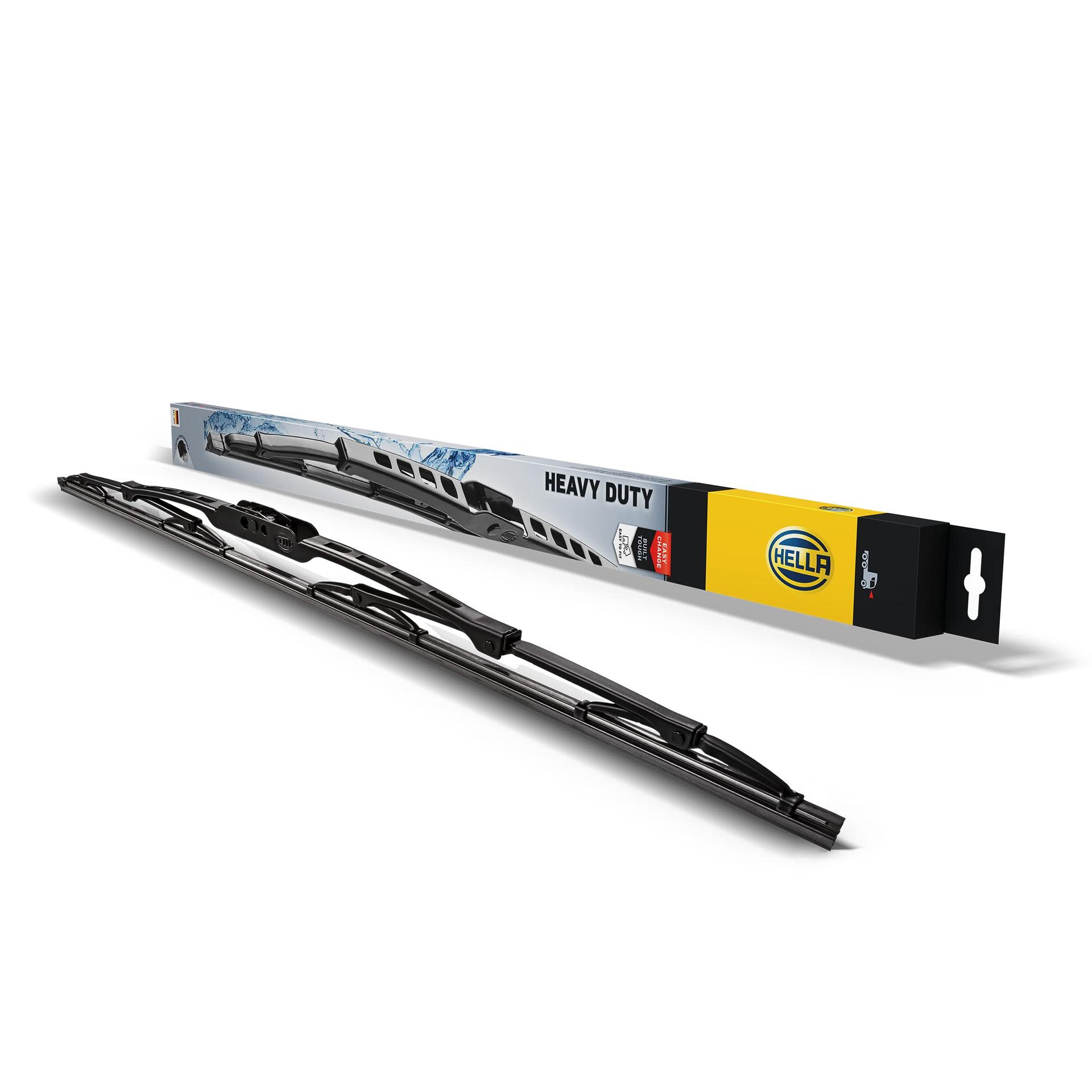 HELLA 191398361 OE Quality 36 Inch All Seasons Graphite-Coated Rubber Heavy Duty Wiper Blade (Single Blade) - High quality product image showing HELLA 191398361 OE Quality 36 Inch All Seasons Graphite-Coated Rubber Heavy Duty Wiper Blade (Single Blade) details and features