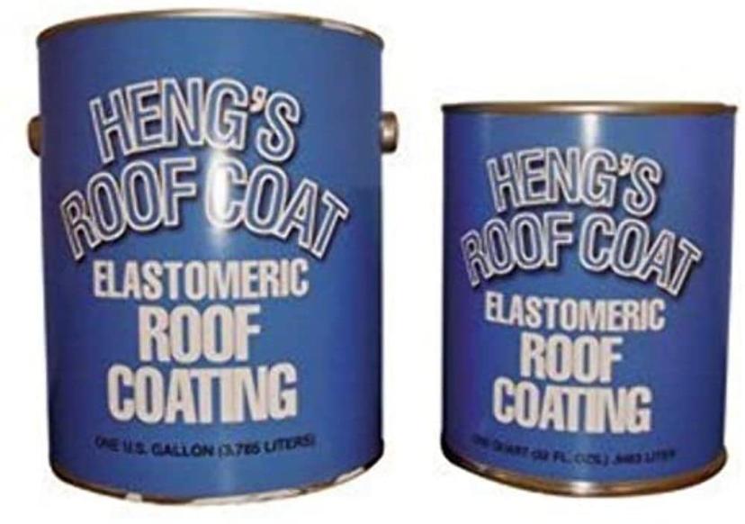 HENGS 47128-4 Hengs Elastometric Roof Coating - 1 Gallon