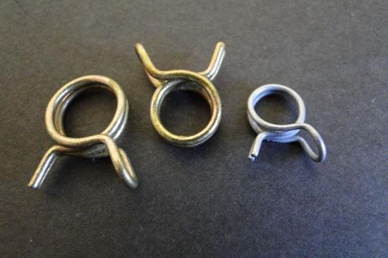 HELIX RACING 111-1600 WIRE HOSE CLAMPS 5/16OD 150PK, 5/16 Inch Clamping Range; Double Wire Style; Zinc Plated Steel; Pack Of 150 - High quality product image showing HELIX RACING 111-1600 WIRE HOSE CLAMPS 5/16OD 150PK, 5/16 Inch Clamping Range; Double Wire Style; Zinc Plated Steel; Pack Of 150 details and features