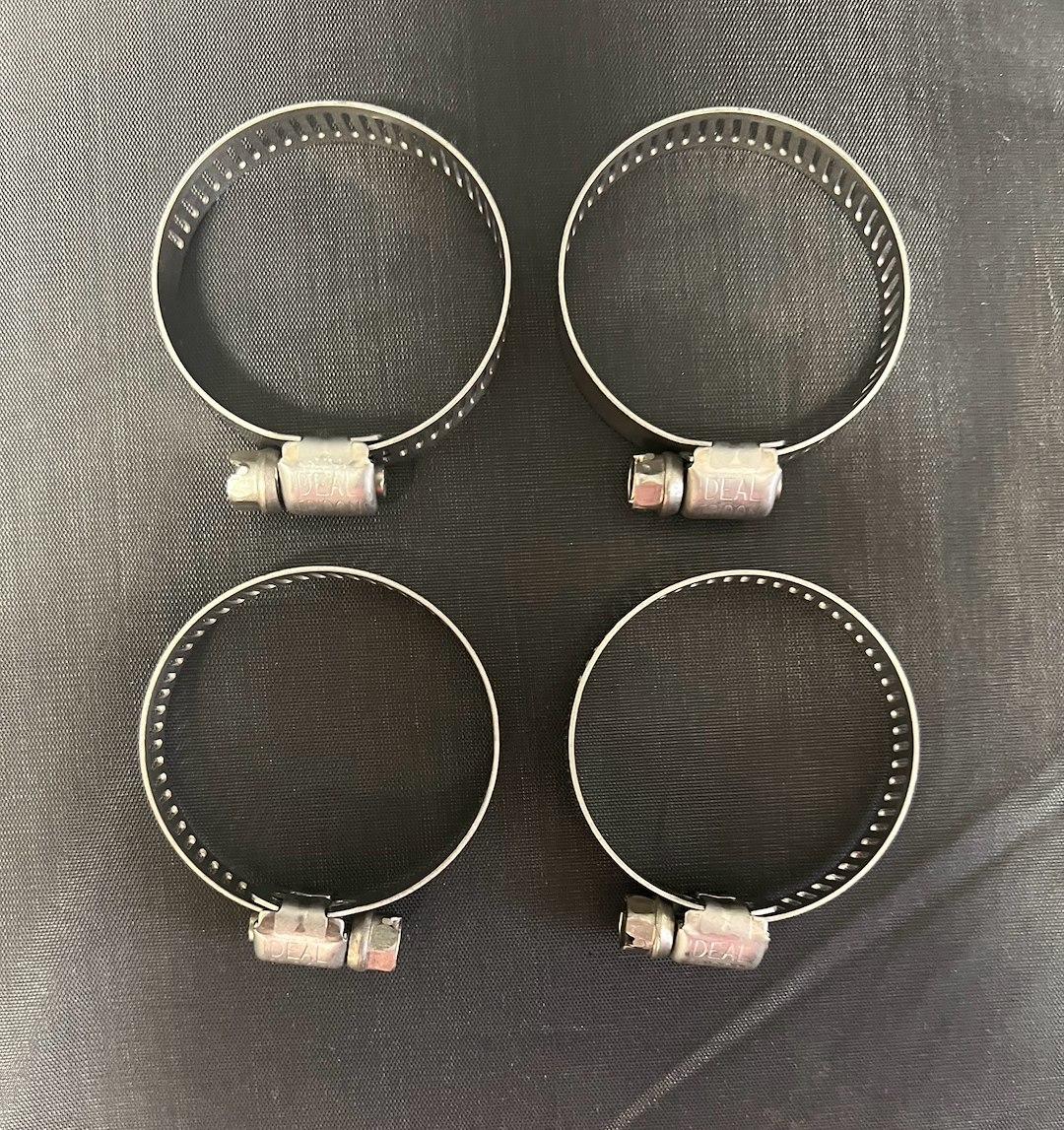 HELIX RACING 114-6416 ALL STAINLESS WORM DRIVE 13-38MM 4, 1/2 Inch To 1-1/2 Inch Clamping Range; Worm Gear Style; Stainless Steel; Pack Of 4 - The Twister Group Tools product