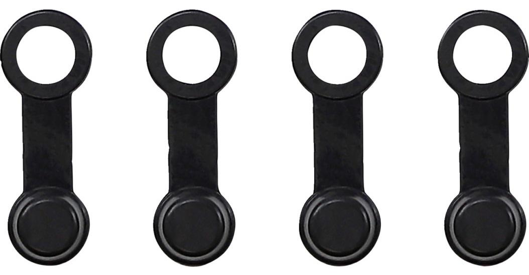 HELIX RACING 202-2005 BRAKE BLEEDER CAP BLACK W/ TETHER, Black; With Tether; Set Of 4 - High quality product image showing HELIX RACING 202-2005 BRAKE BLEEDER CAP BLACK W/ TETHER, Black; With Tether; Set Of 4 details and features