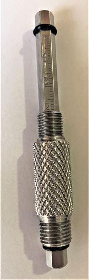 HELIX RACING 210-1512 TOP DEAD CENTER TOOL FOR 14MM SPAR, Used To Replace Timing Chains/ Set Timing/ Adjust Valves/ Replace Cams; Double Ended; For 10 And 12 Millimeter Spark Plug; Stainless Steel - The Twister Group Tools product