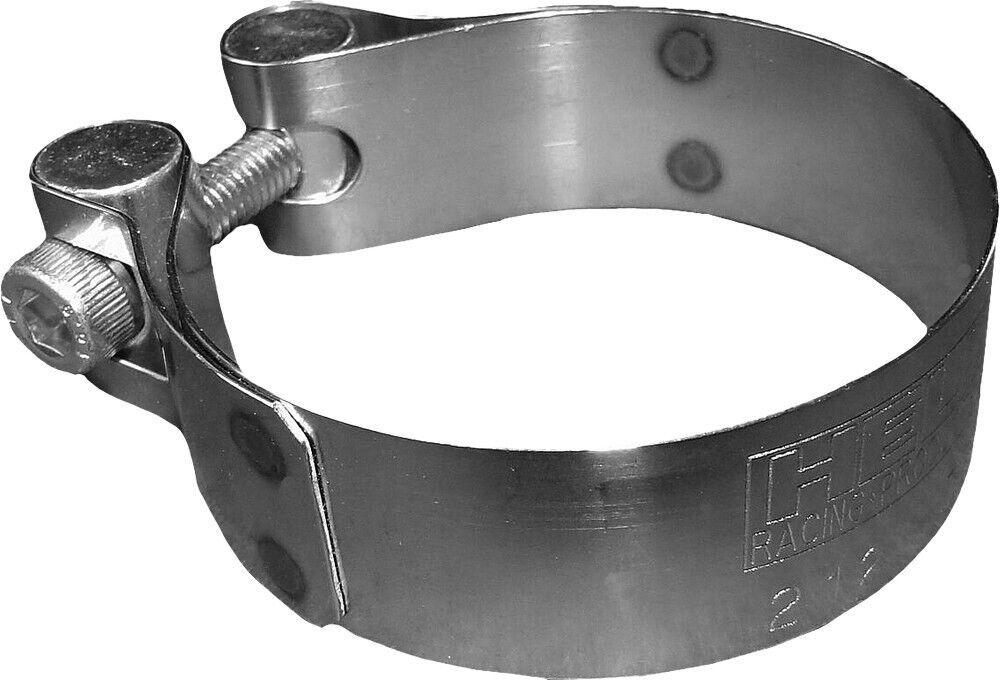 HELIX RACING 212-2774 STAINLESS STEEL MUFFLER CLAMP 2.63, 2.63 To 2.81 Inch Diameter; Band Clamp; Stainless Steel; Single; With Hex Key Socket Bolt - High quality product image showing HELIX RACING 212-2774 STAINLESS STEEL MUFFLER CLAMP 2.63, 2.63 To 2.81 Inch Diameter; Band Clamp; Stainless Steel; Single; With Hex Key Socket Bolt details and features