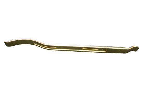 HELIX RACING 041-4325 PROFESSIONAL TIRE IRON 350MM, Tire Iron; Tapered And Curved Ends; 13-1/2 Inch Length; Drop Forged Zinc Plated; With Rim Stop At One End; Single - The Twister Group Tools product