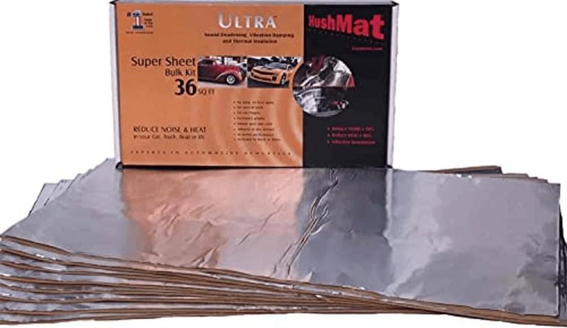 HUSHMAT 10801 Super Bulk Kit - (9) 18 INCH x 32 INCH Silver Sheets - 36 Square Feet