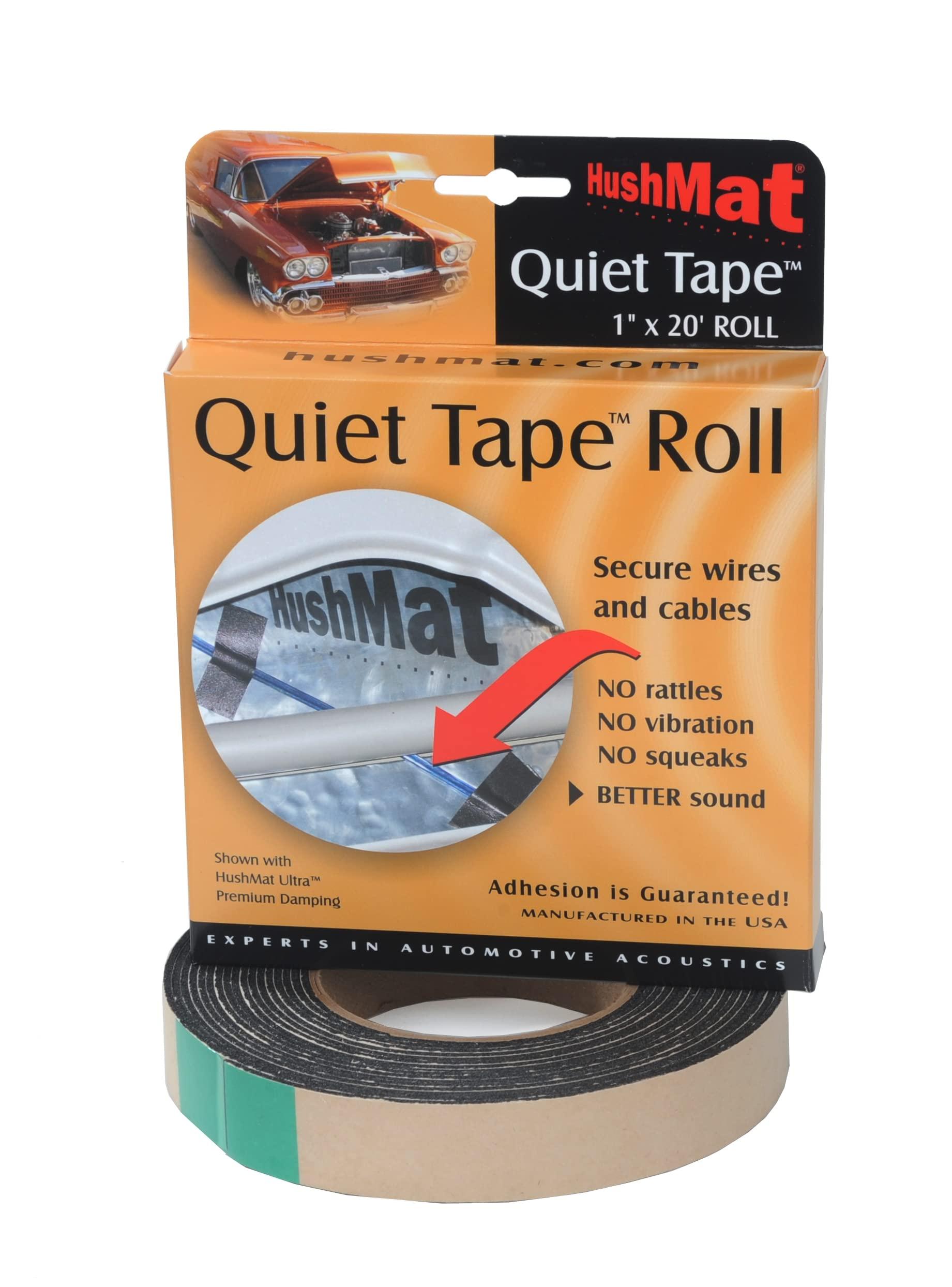 HUSHMAT 30300 Quiet Tape Shop Roll 1in x 20ft - High quality product image showing HUSHMAT 30300 Quiet Tape Shop Roll 1in x 20ft details and features