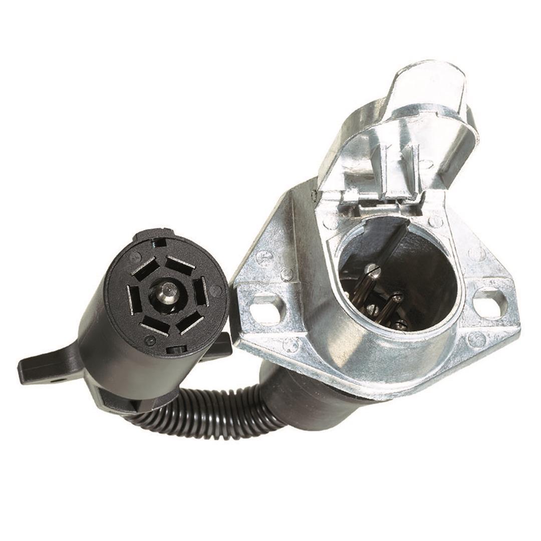 HUSKY TOWING 13064 7 RV Blade to 7 Pin Adapter - High quality product image showing HUSKY TOWING 13064 7 RV Blade to 7 Pin Adapter details and features