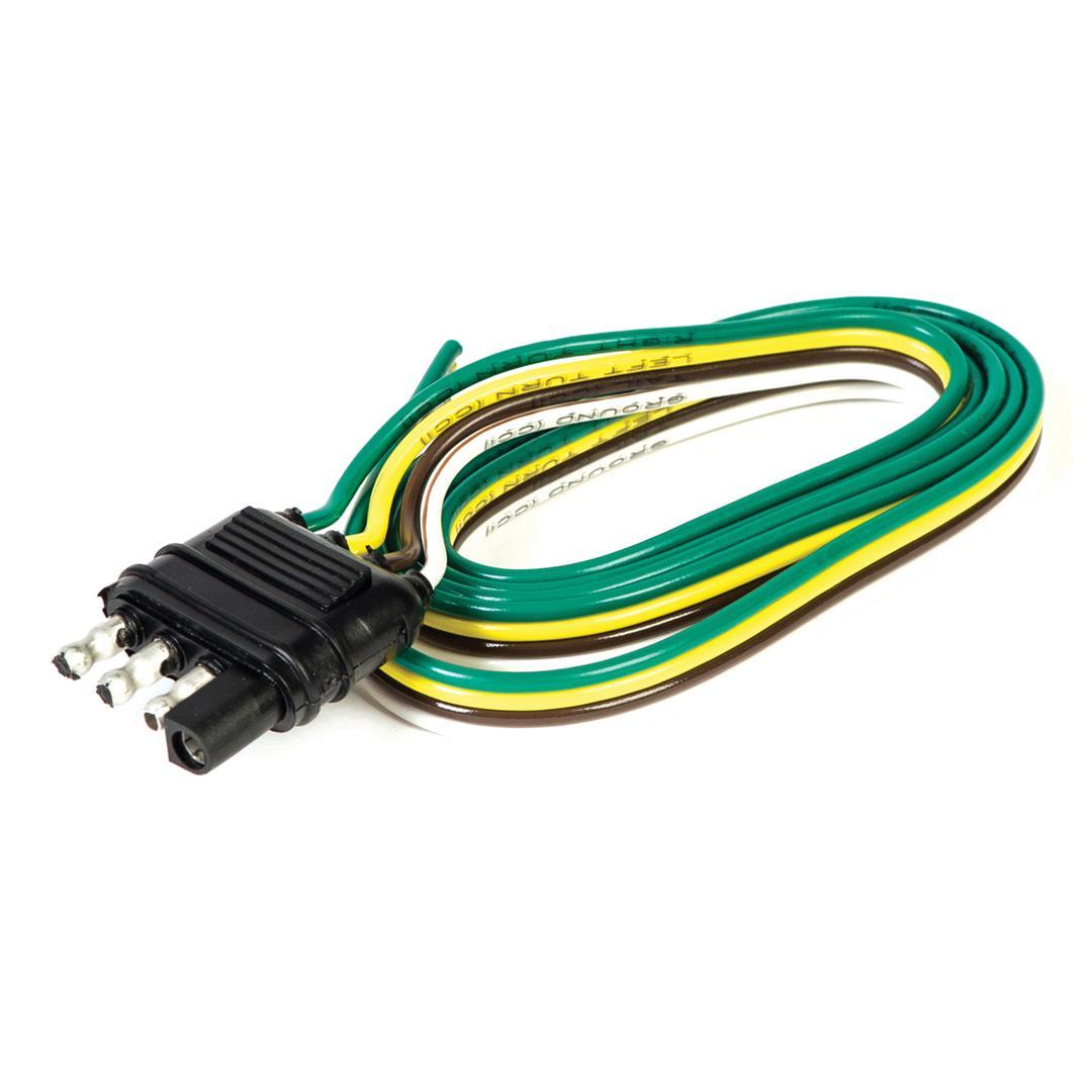 HUSKY TOWING 13193 12 INCH 4-Wire Flat Trailer Connector for Trailer End - The Twister Group Tools product