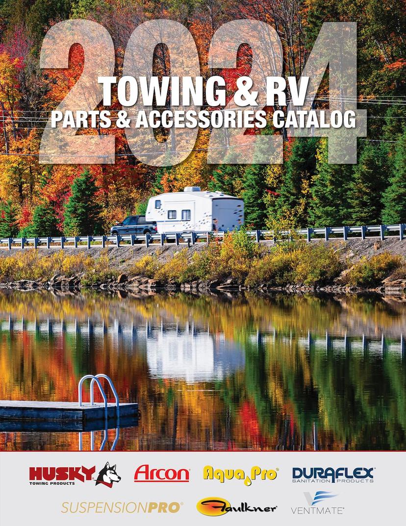 HUSKY TOWING 24RVPLCAT 2024 RV SPG CATALOG, 2024 Towing and RV Accessories Catalog; 124 Pages With Color Images; Single