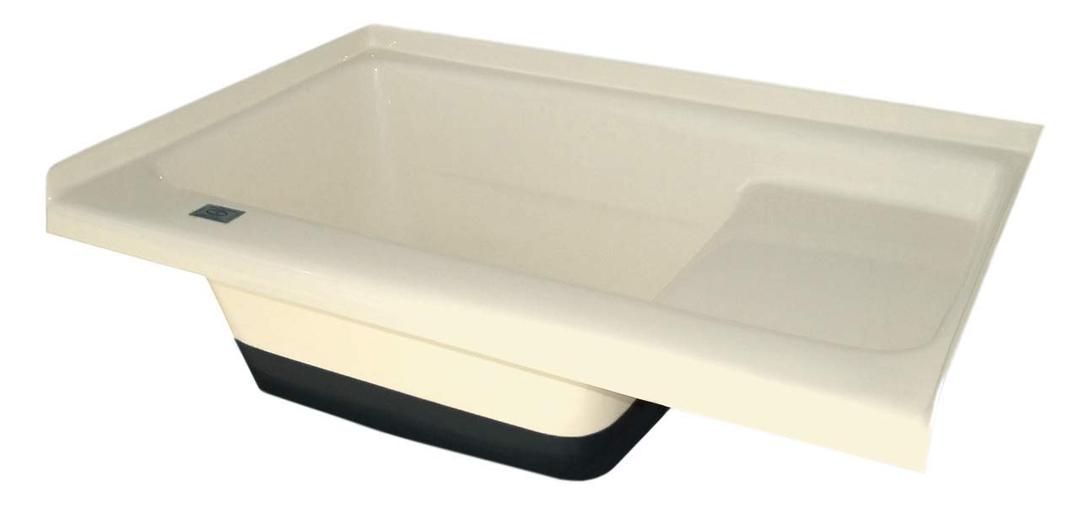 ICON 00473 Sit-in Step Tub with Left Hand Drain TU500LH - Colonial White - The Twister Group Tools product